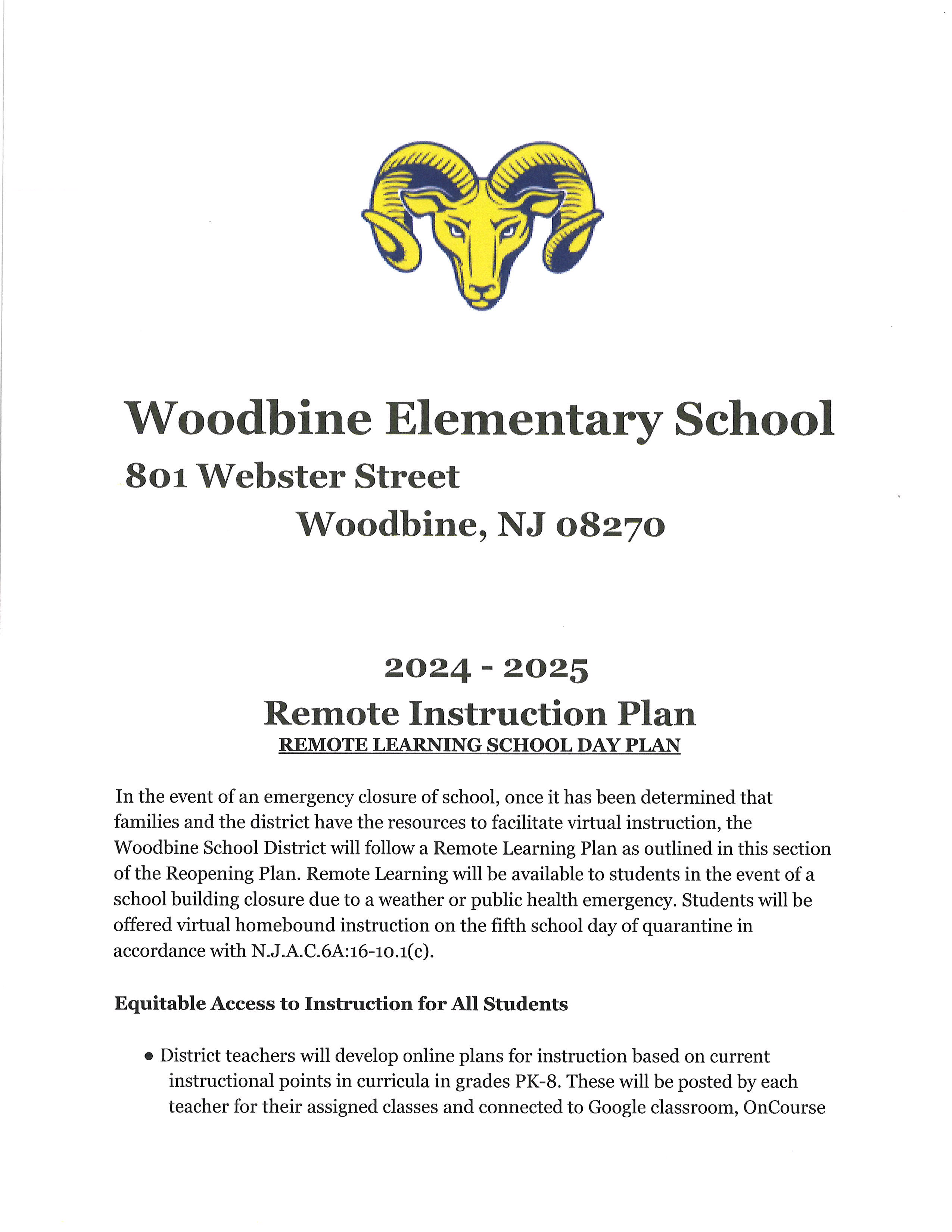 Woodbine Elementary School Home